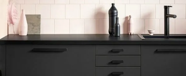 Cucina fatta in materiale sostenibile