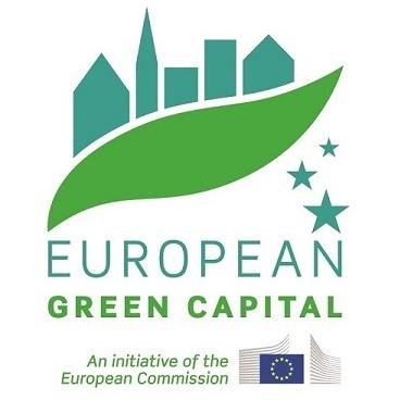 Logo della Capitale Verde Europea organizzata dall'Unione Europea