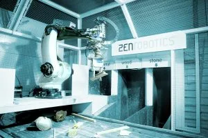 Macchinario per la raccolta differenziata robotico