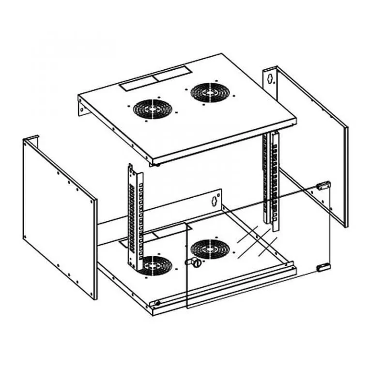 Schema tecnico disassemblabilità di un prodotto di arredamento
