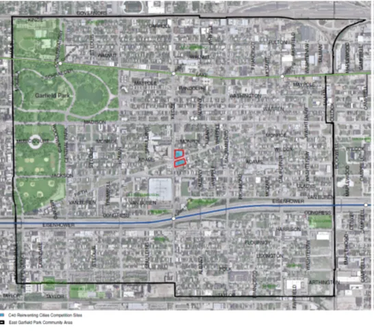 East Garfield Green Mappa
