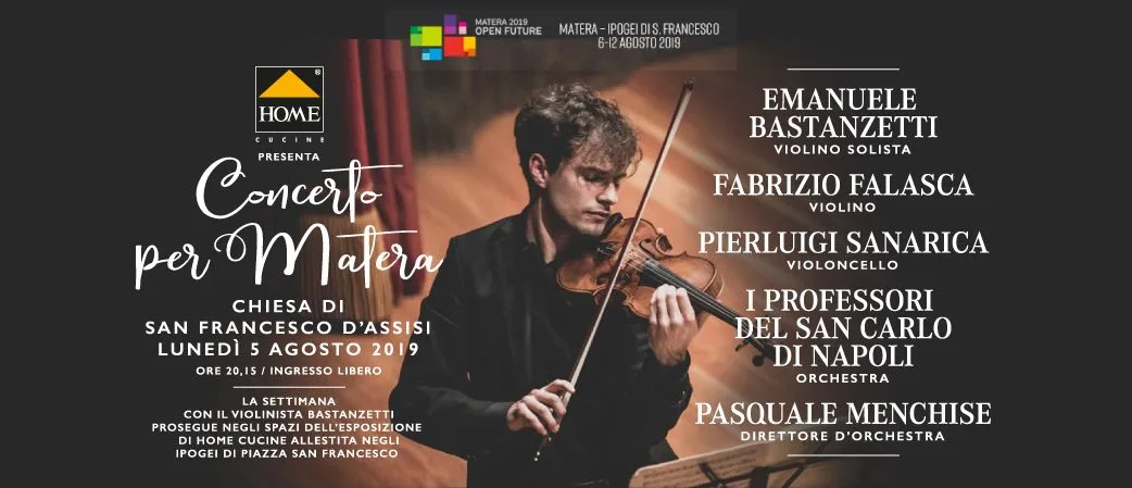 Concerto Matera capitale della cultura Home Cucine Bastanzetti