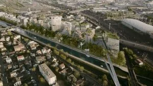 Mkno progetto a Parigi, Plaine de l'Ourcq